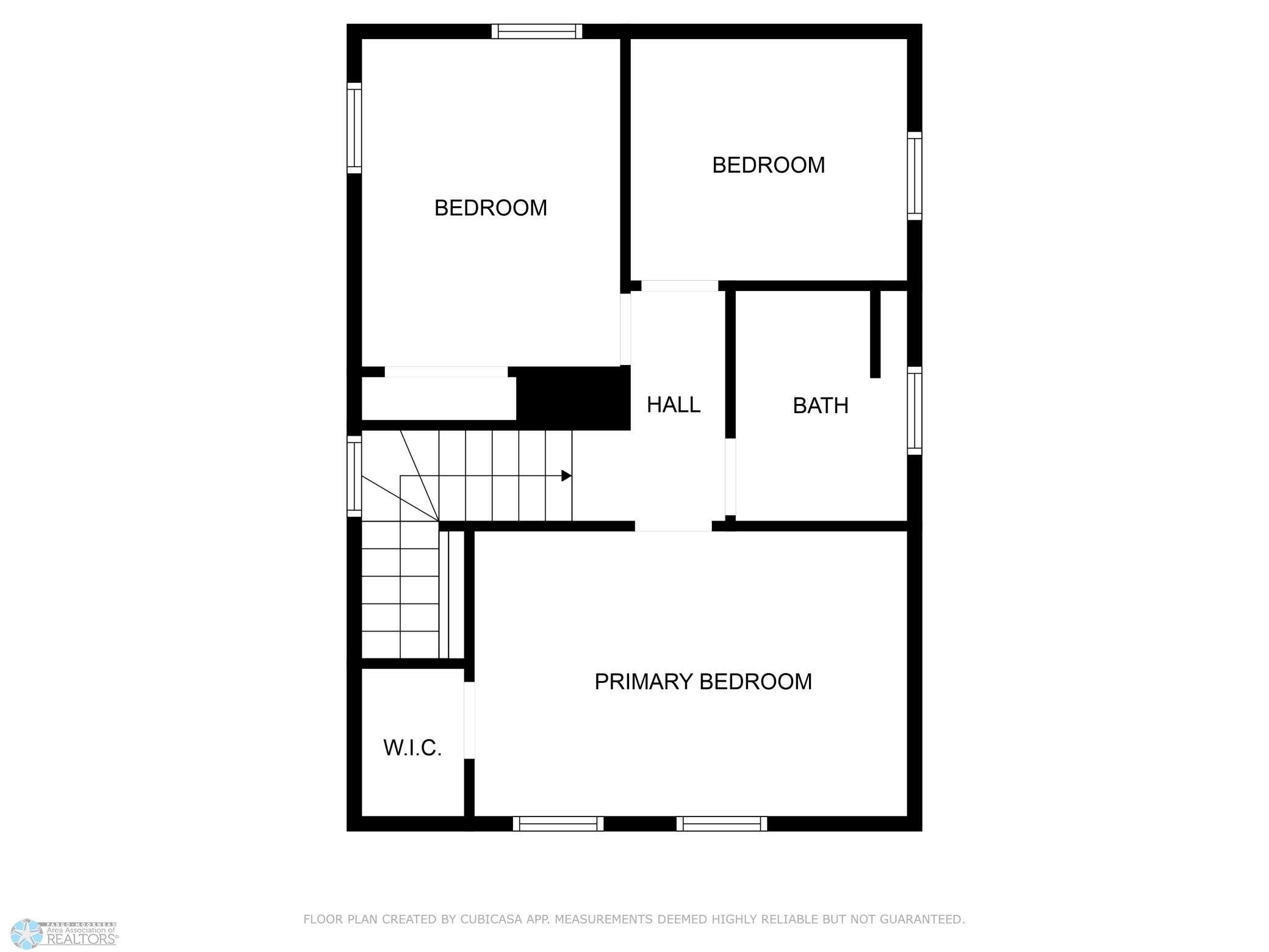 Second level floorplan