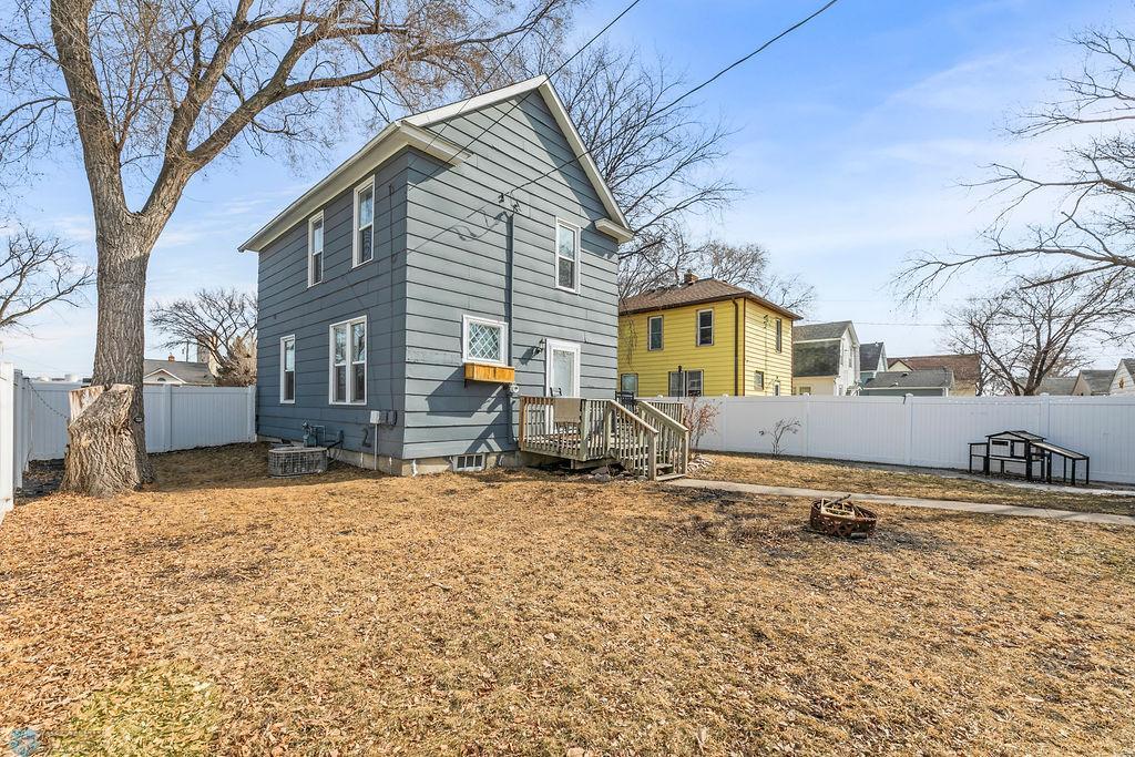 Backyard and back of home