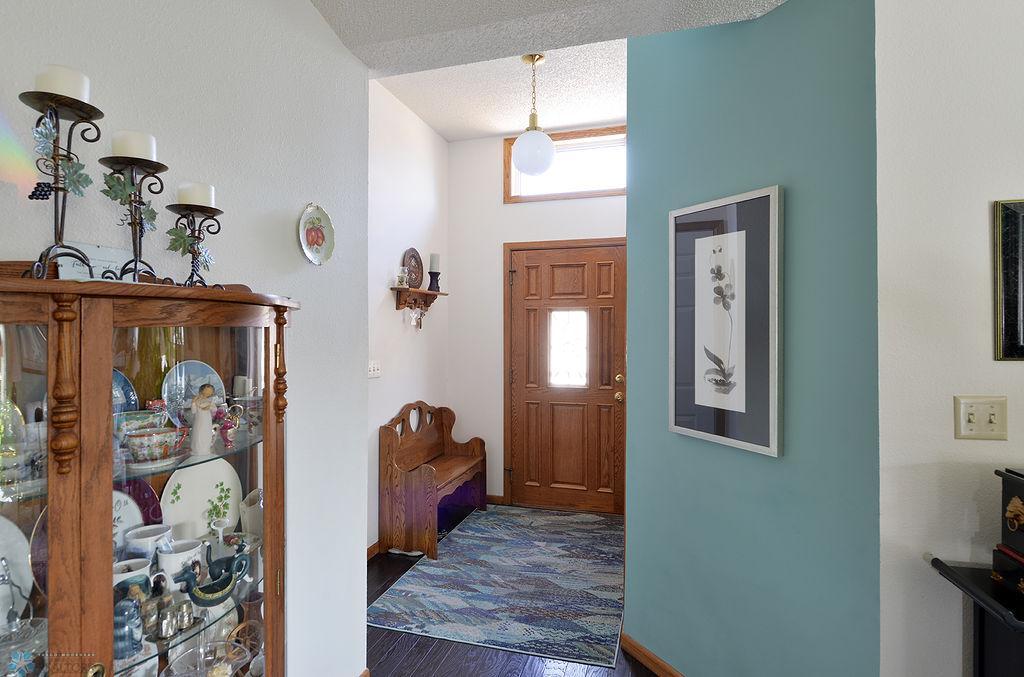 Foyer with Transom Window
