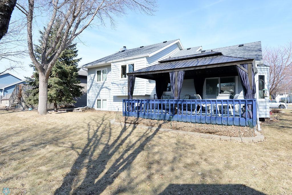 Deck With New Metal Roof!