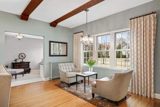 Perfect place for morning coffee, with your view down Edina Blvd