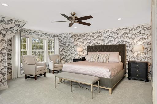 New primary bedroom suite added with garage in