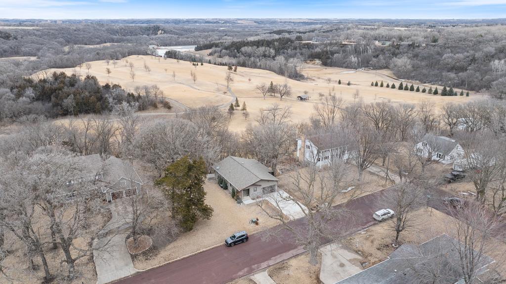 A view from above shows just how great this location is! Absolute serenity - breathtaking view from the windows and porch - very quiet location!