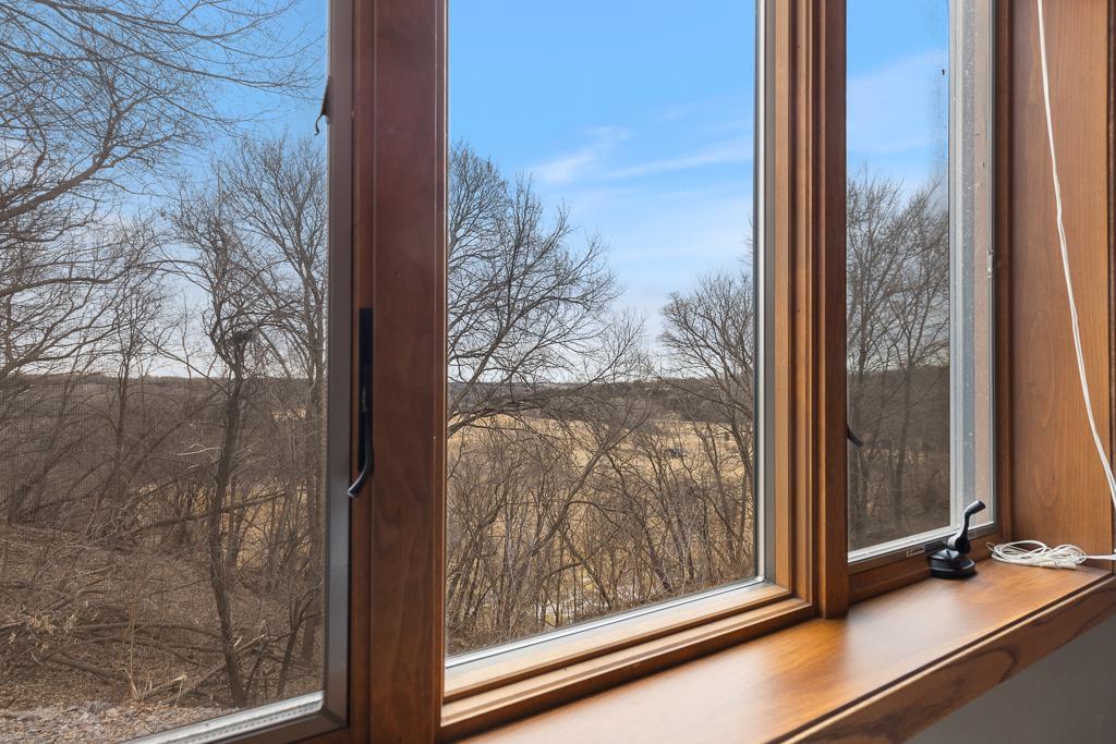 You won't be disappointed with your bedroom window views!