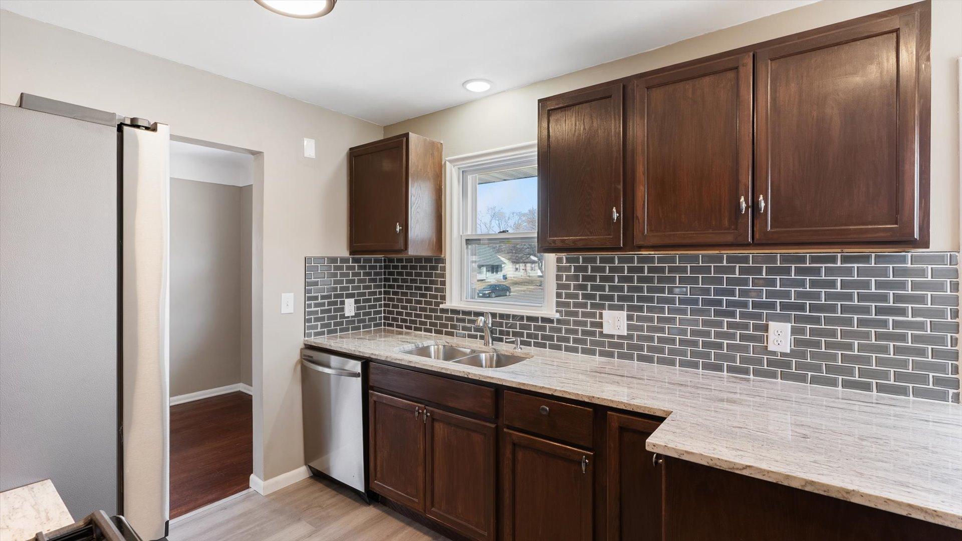 Sleek Subway Tile Backsplash