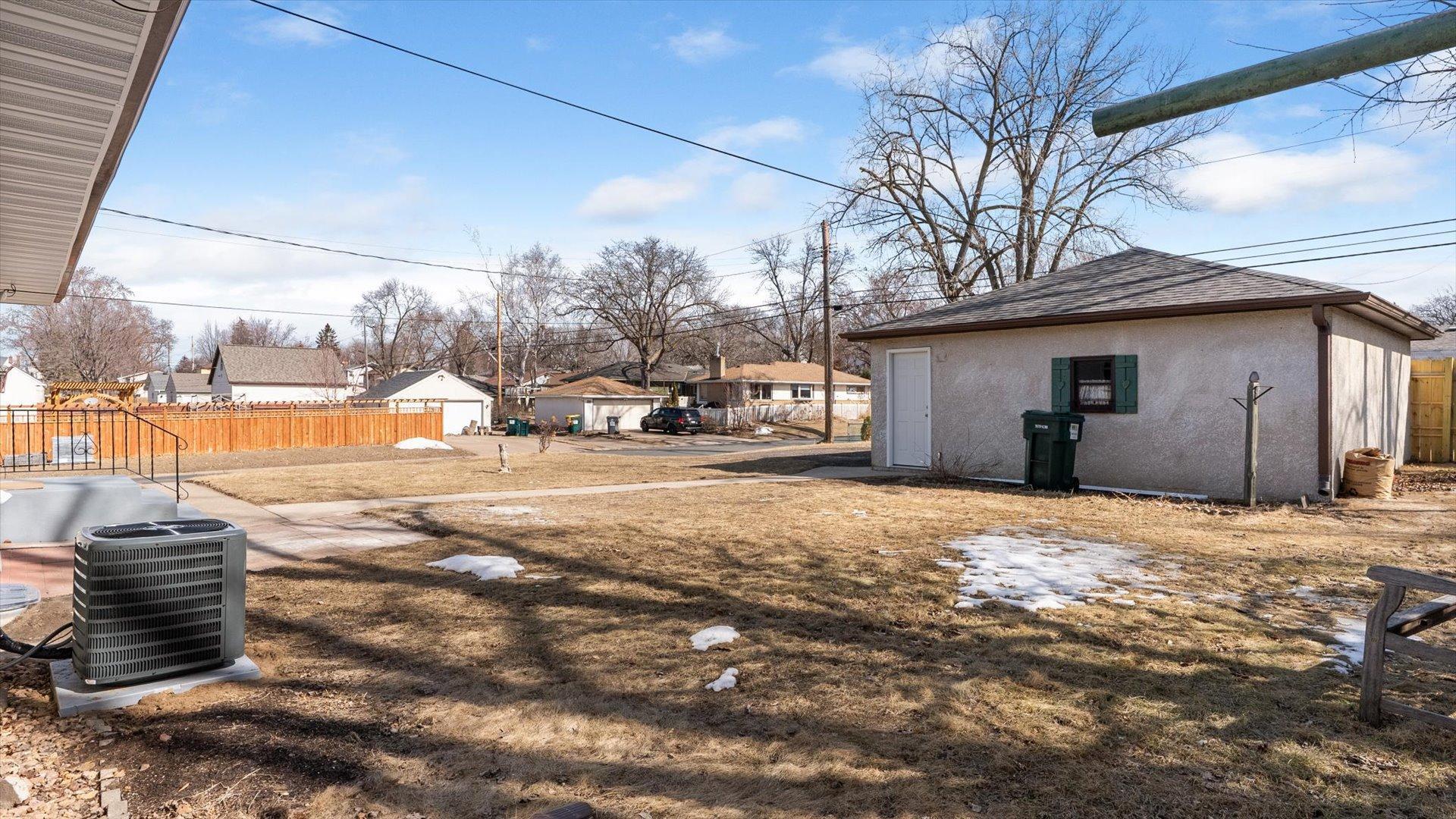 Back Yard & Driveway