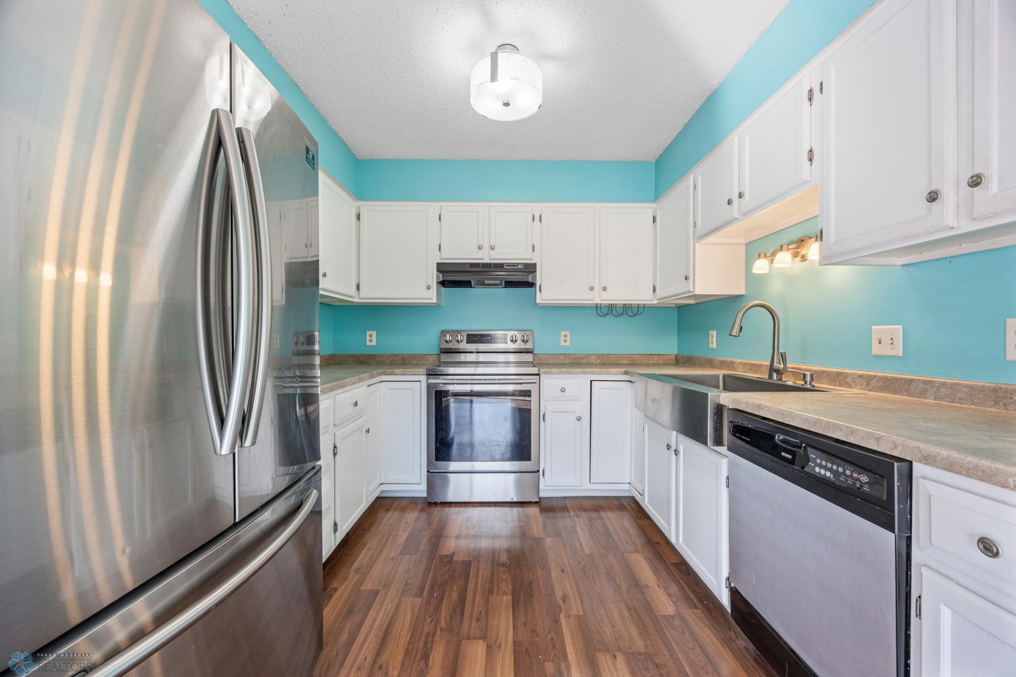 Stainless Steel Appliances & Sink