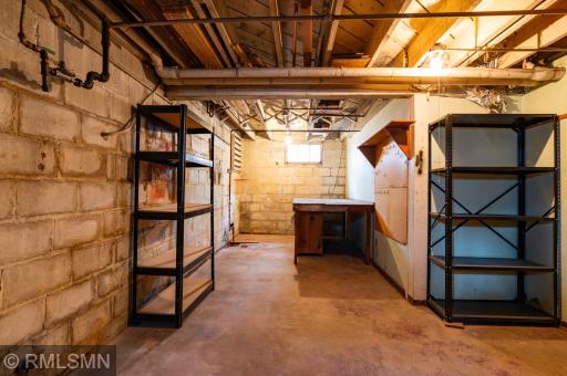 Basement storage and hobby areas that won't quit!