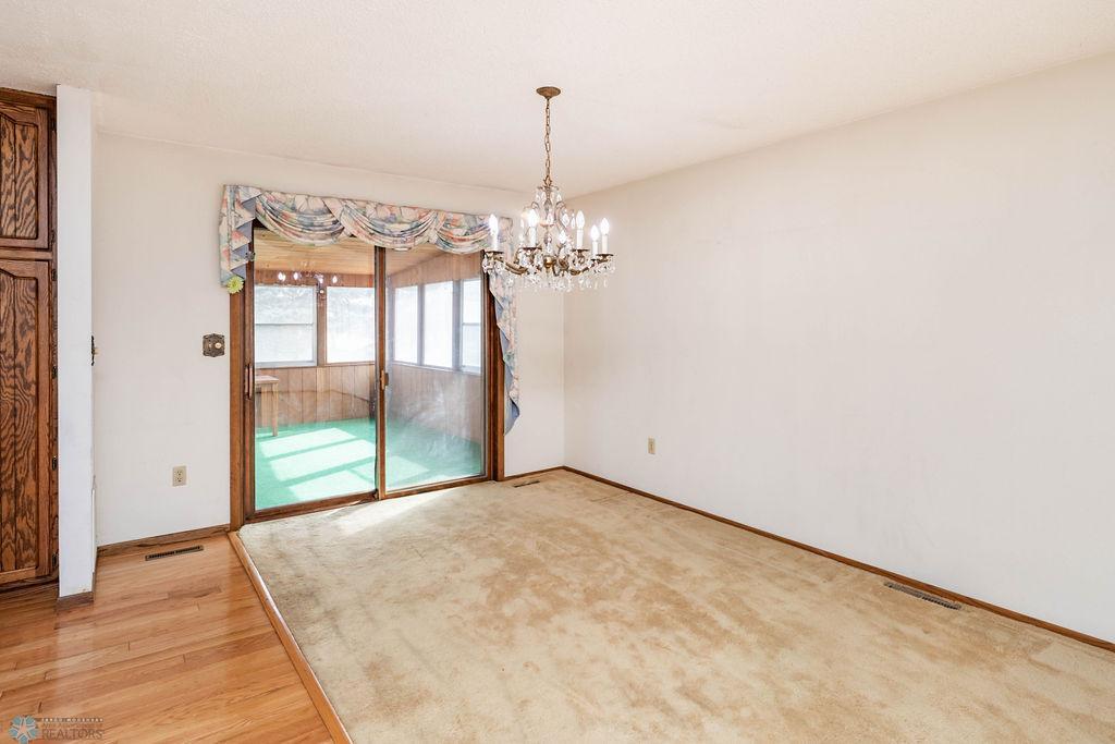 Dining Area to Enclosed Porch