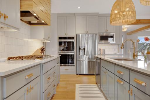 Filled with neutral and timeless hardware and millwork.
