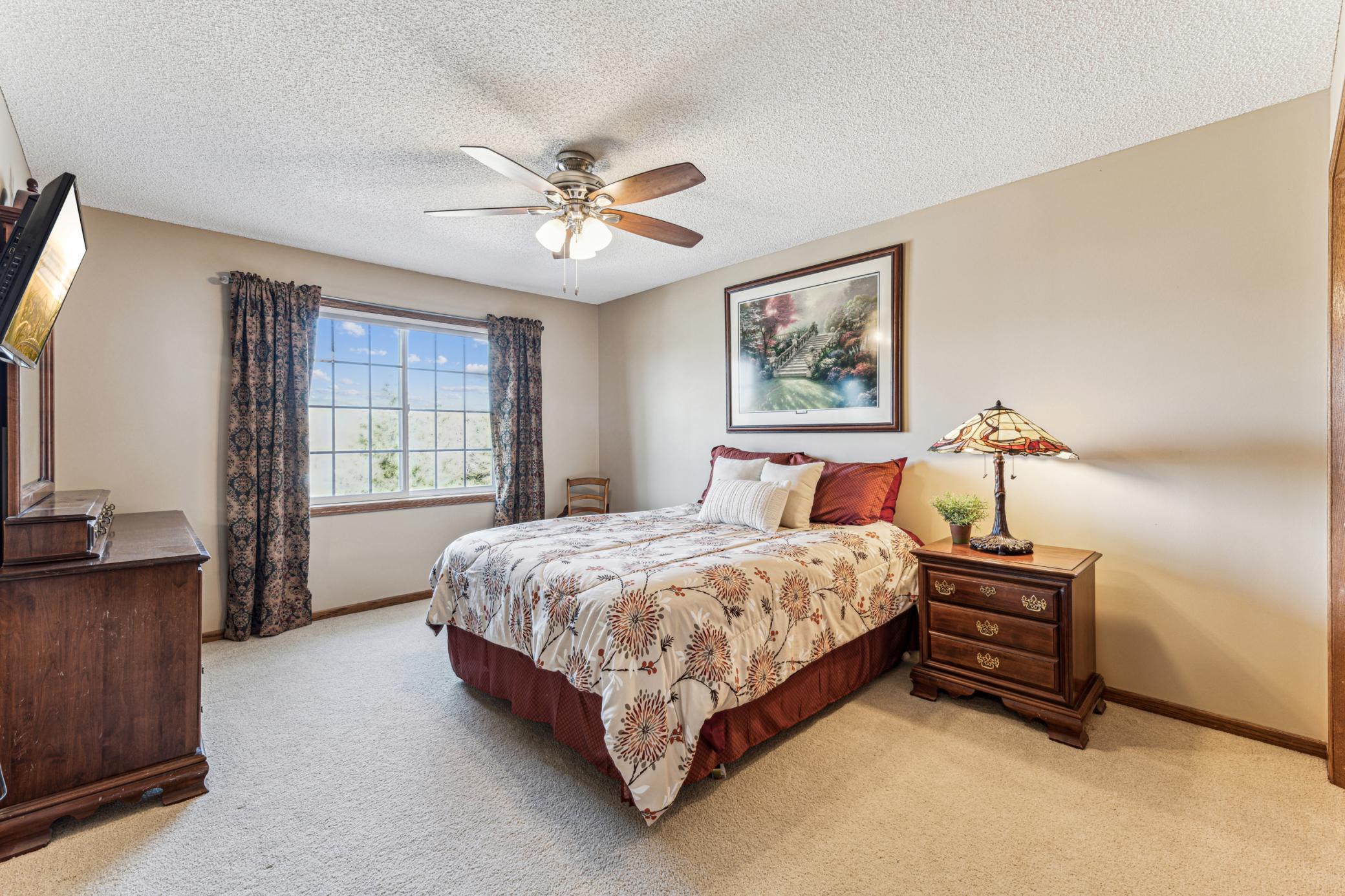 One of three bedrooms on the upper level all generous in size with large closets.