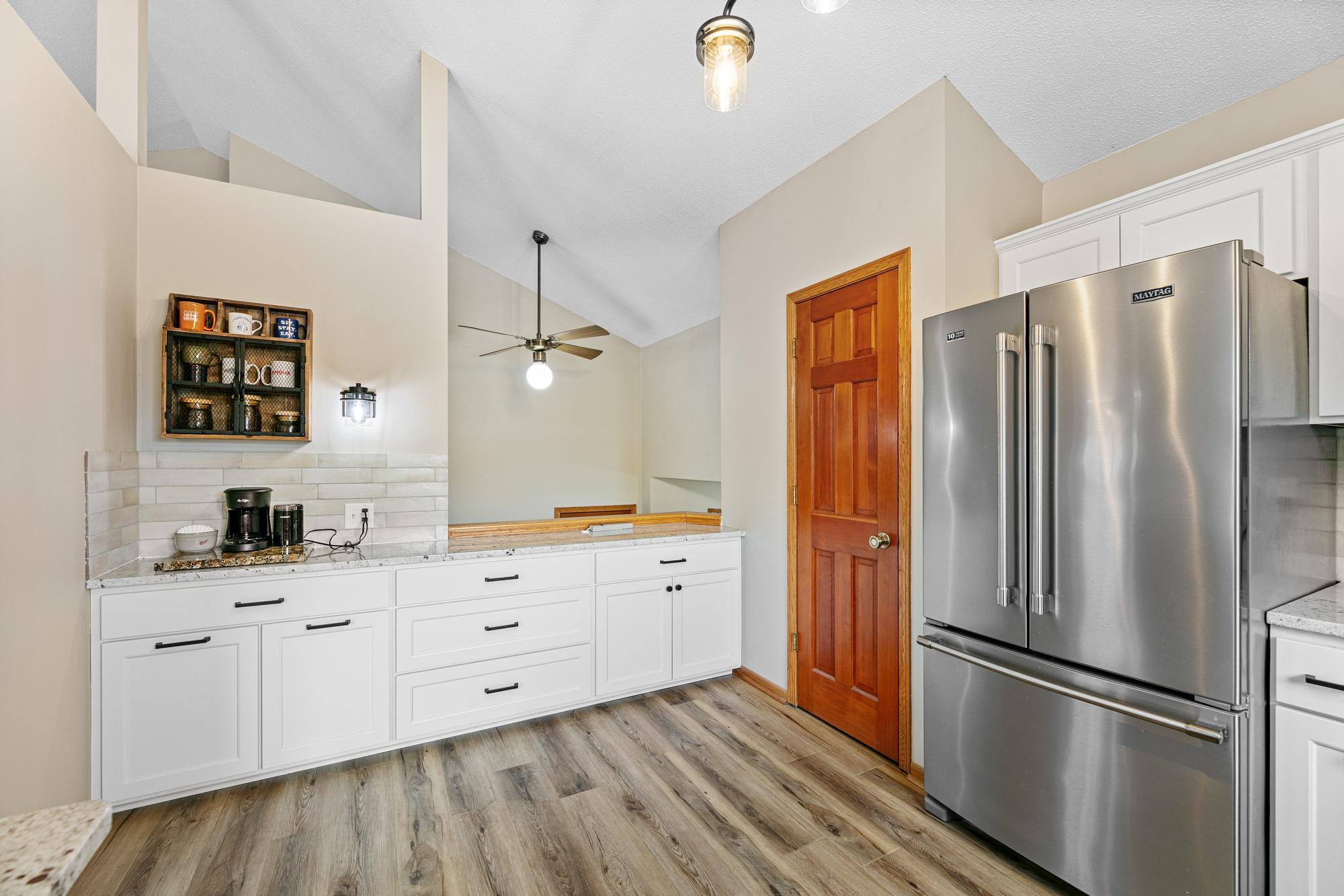 and added cabinets and counterspace.