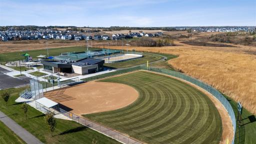 Glacial Valley Park is a short drive and offers everything your recreation heart desires! Playground, football field, basketball and pickleball courts, hockey rink, baseball field!