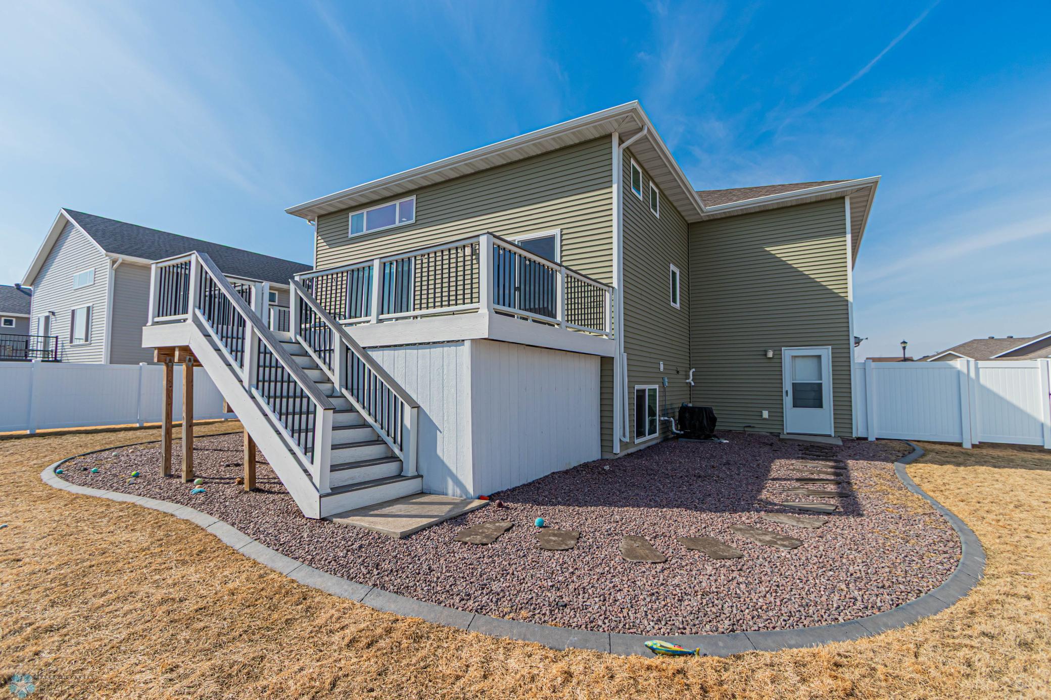 Deck with storage shed