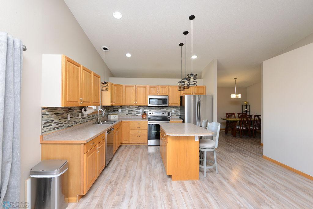 Kitchen to dining area