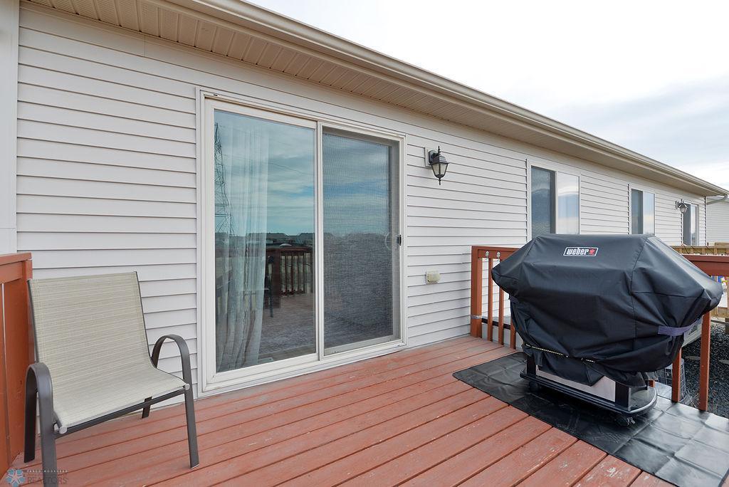 Wood deck