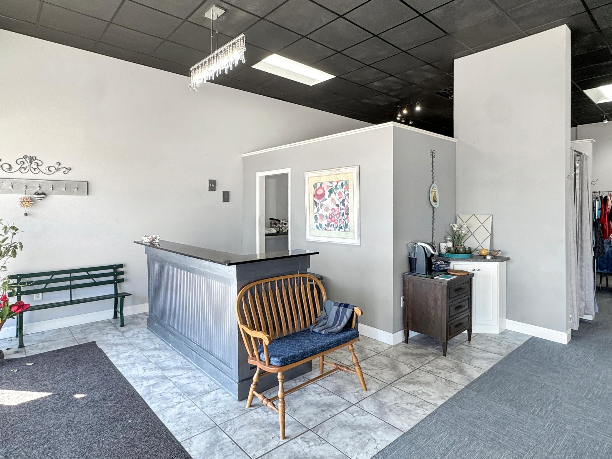 Possible reception area/checkout