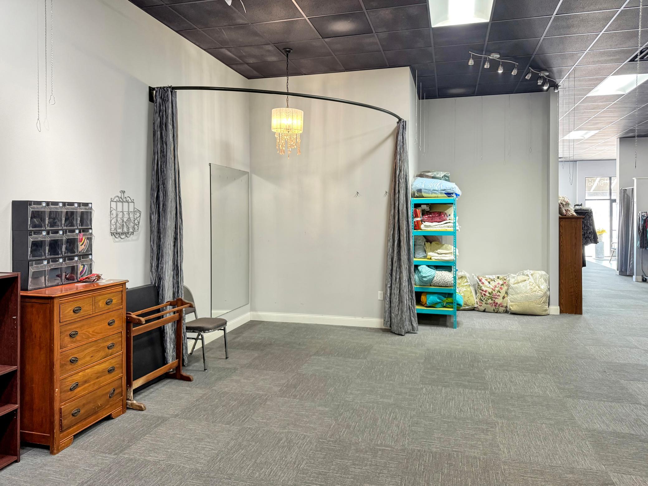 Finished retail space