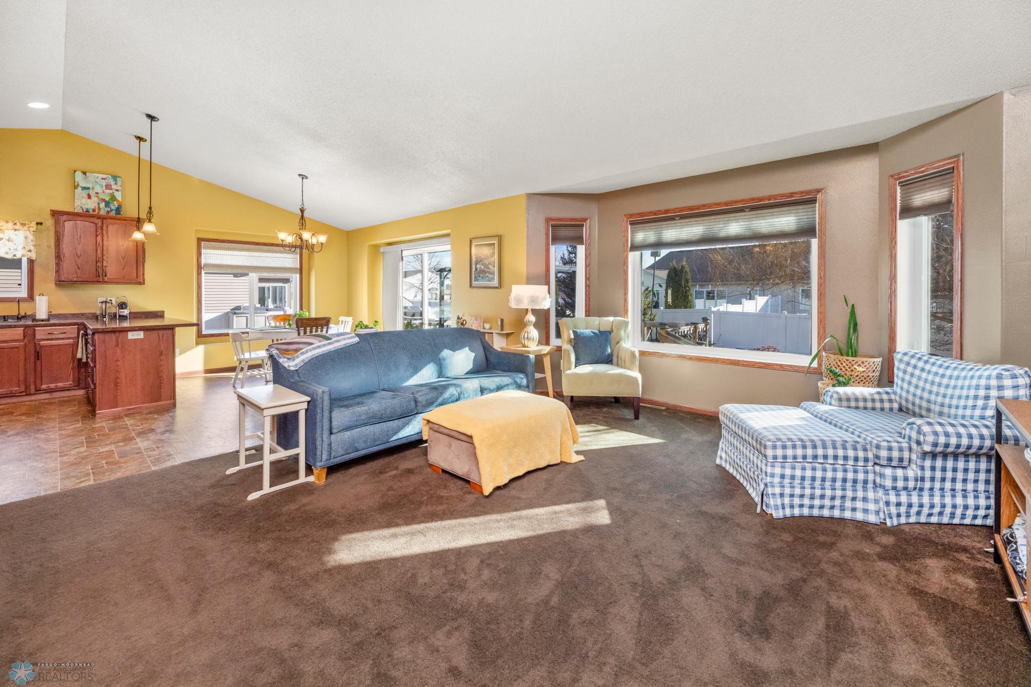 Living Room view 2- open floor plan