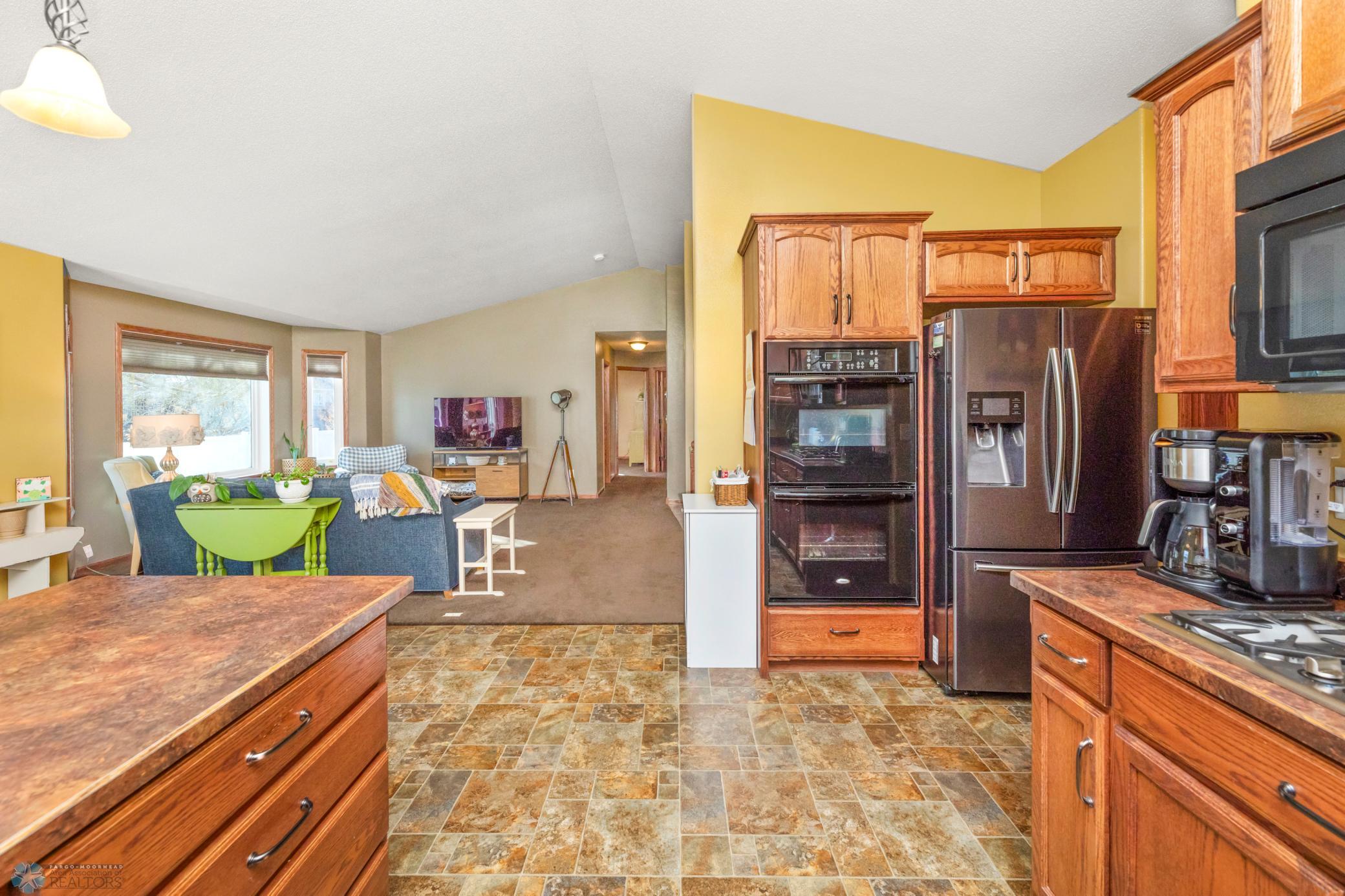Kitchen view 2- double ovens