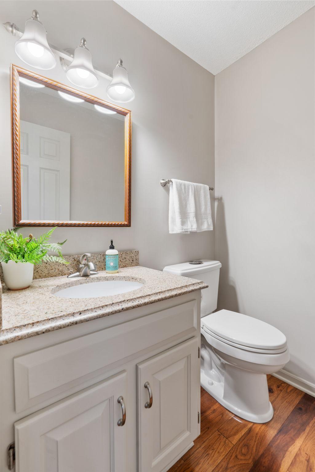 main level powder room