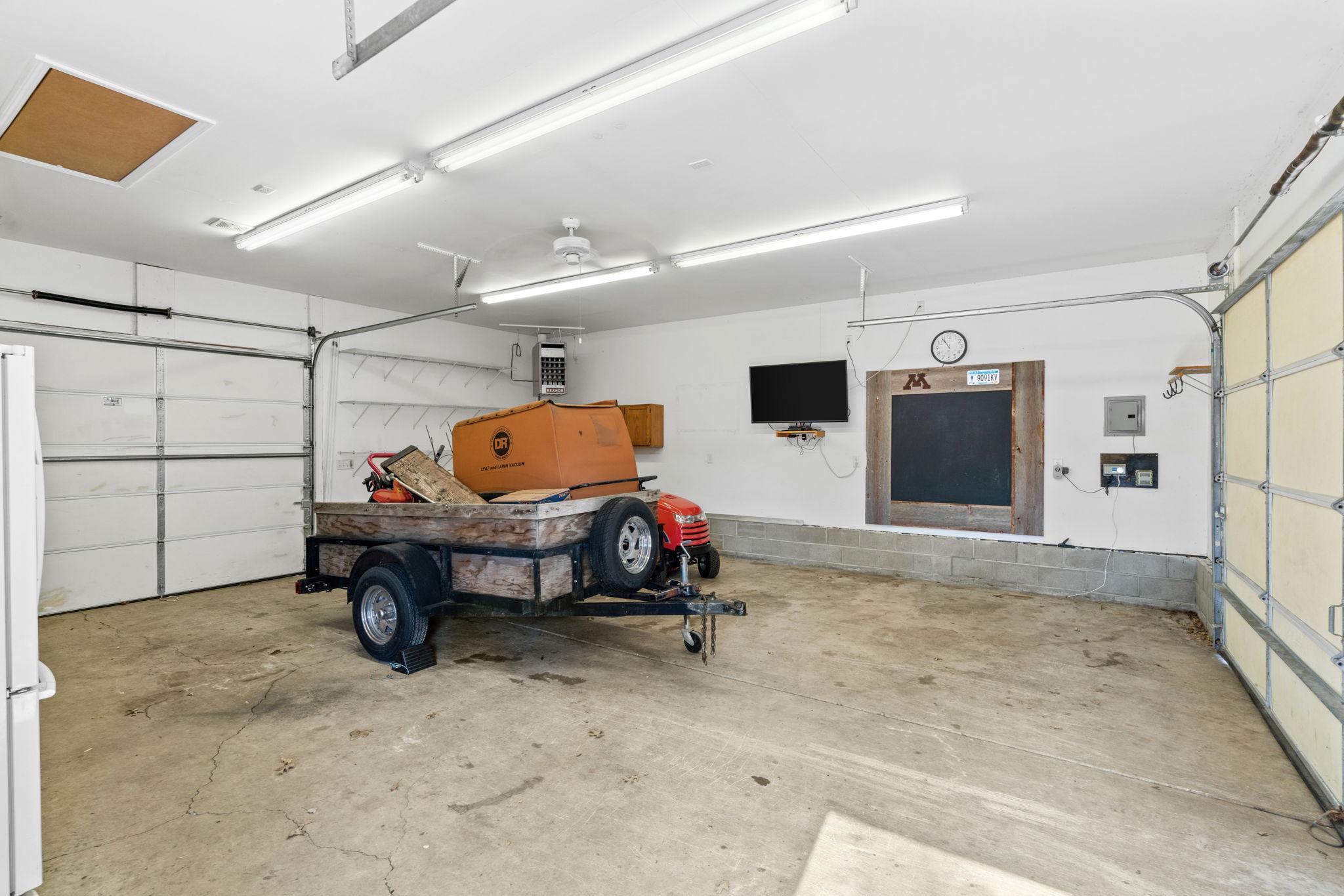 detached garage interior