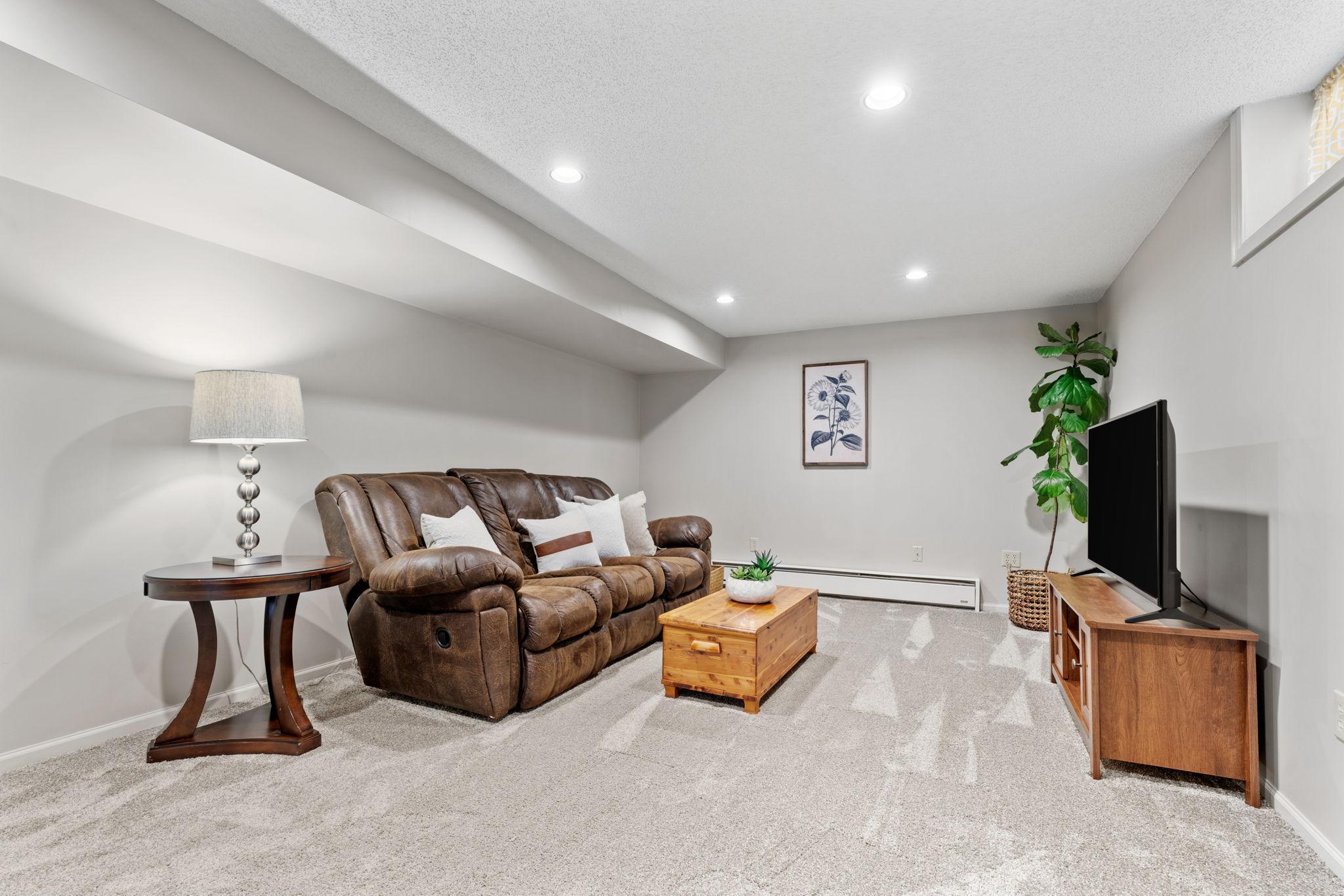 lower level family room