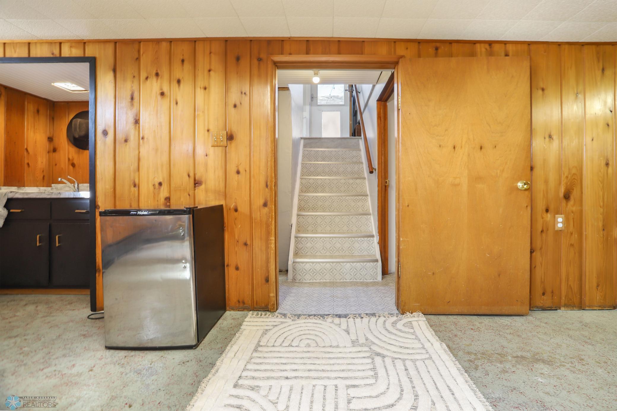 Basement family room entrance
