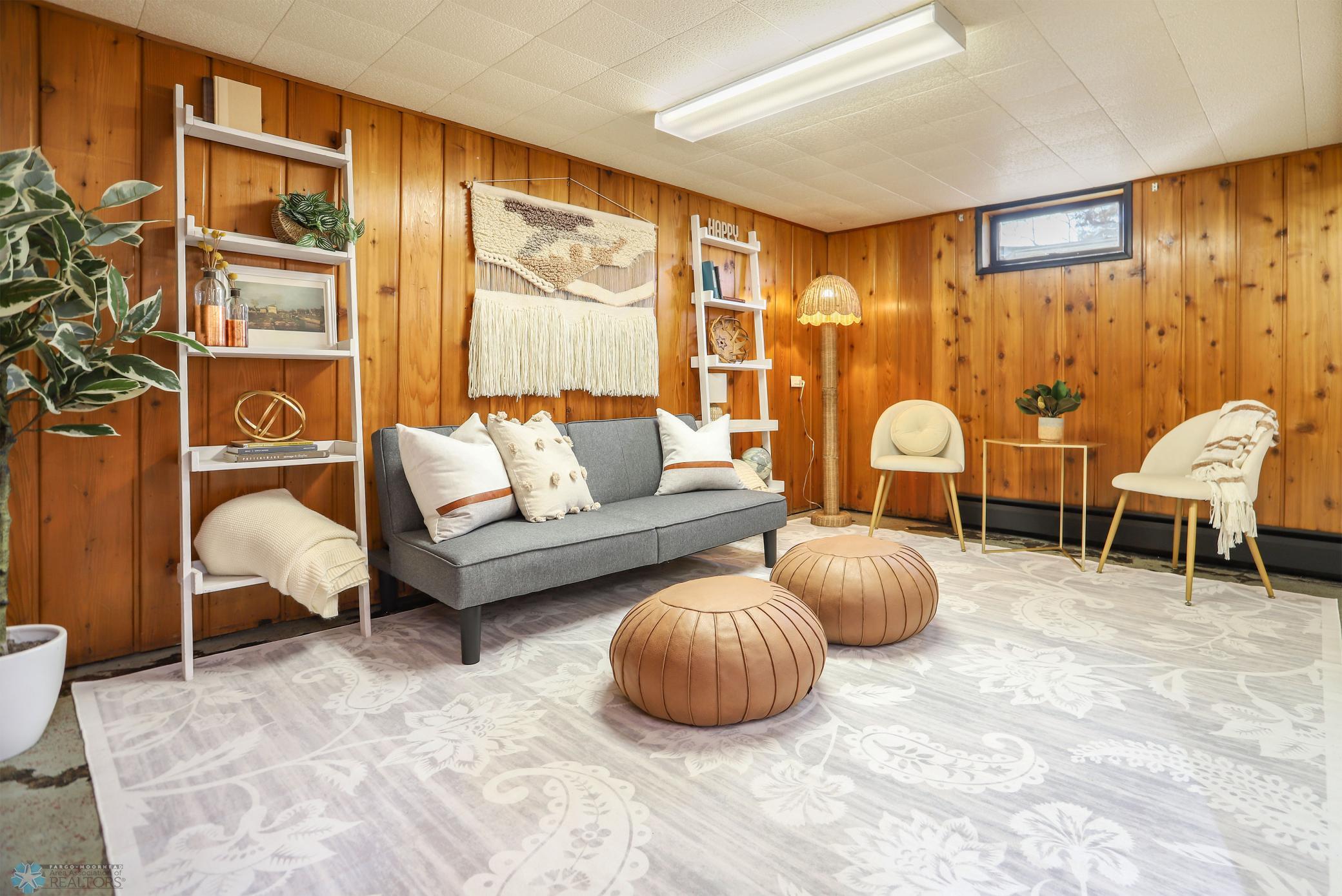 Basement family room