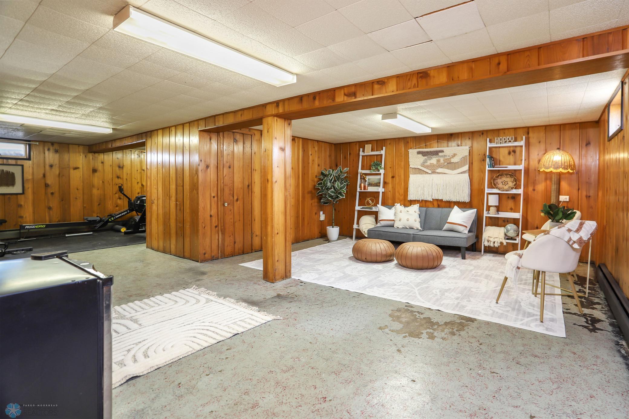 Basement family room