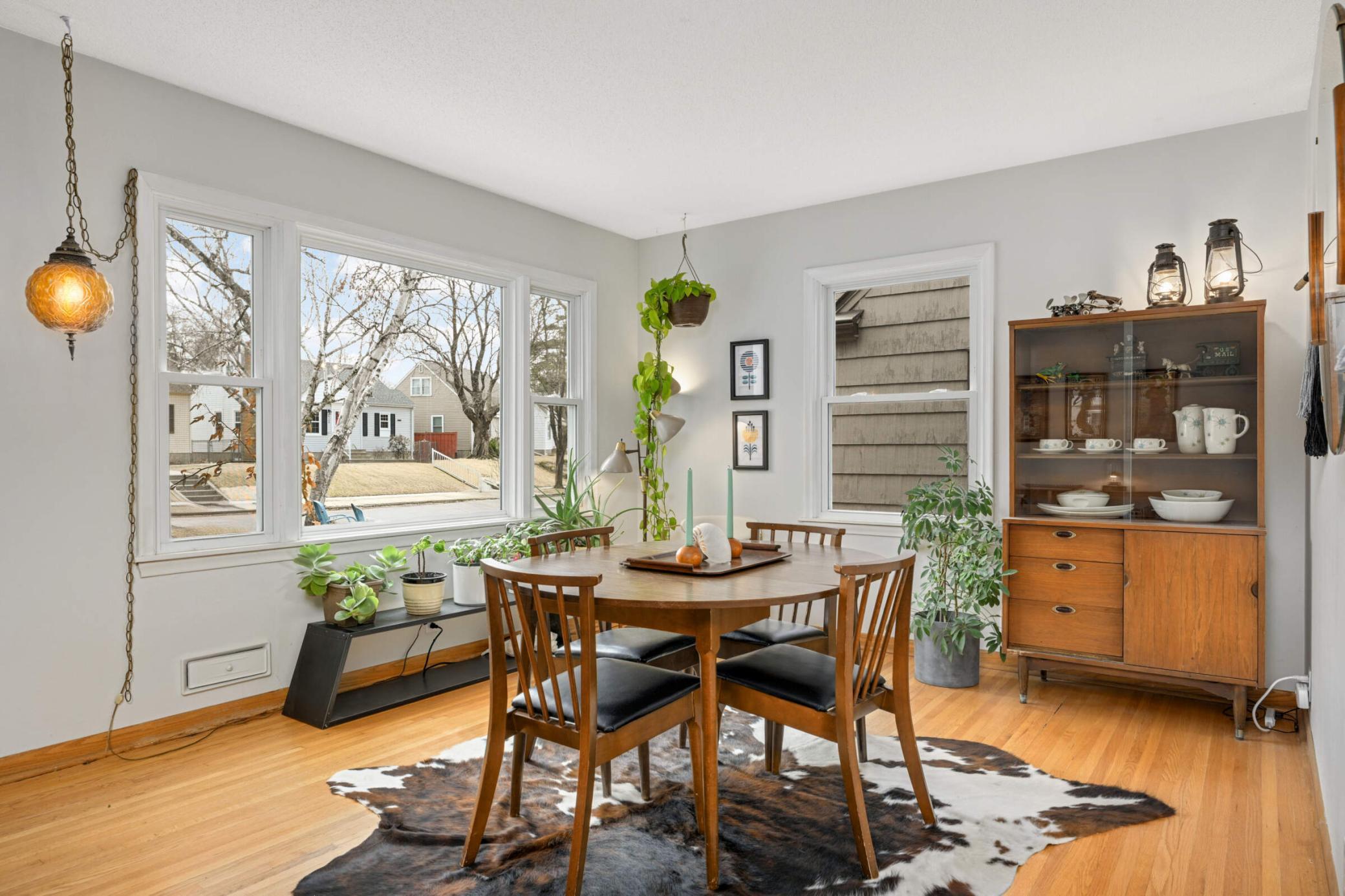 Spacious dining room
