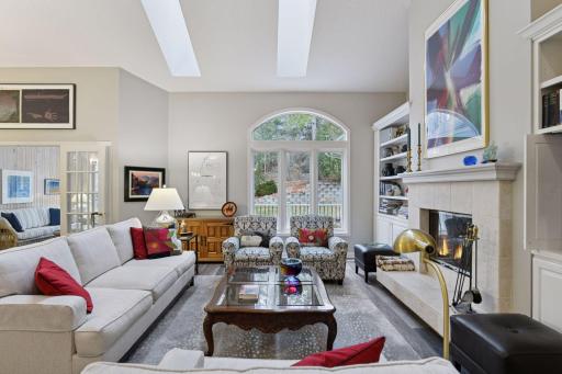 Two skylights allowing tons of natural light.