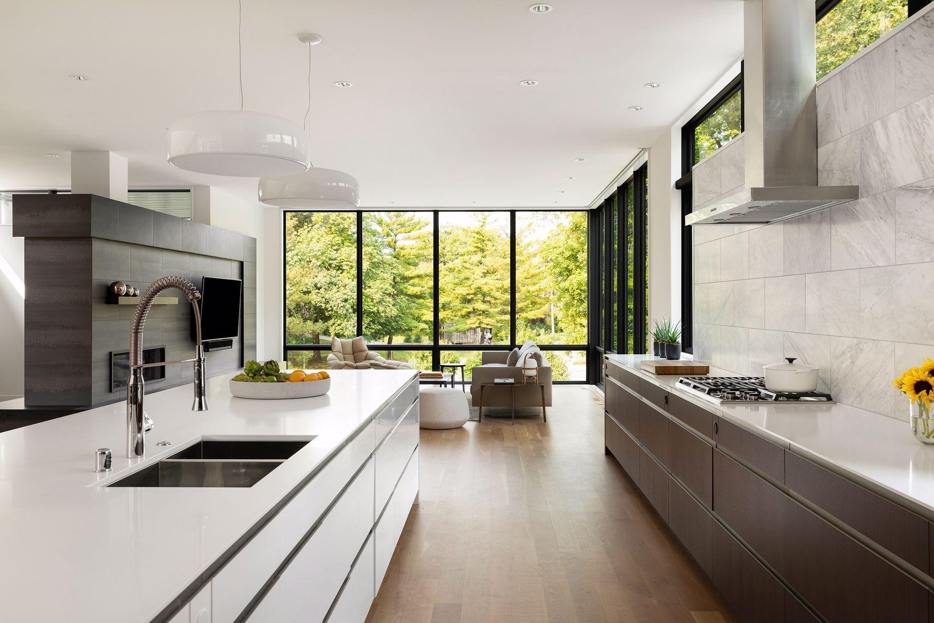 Open-concept living meets lakeside serenity.