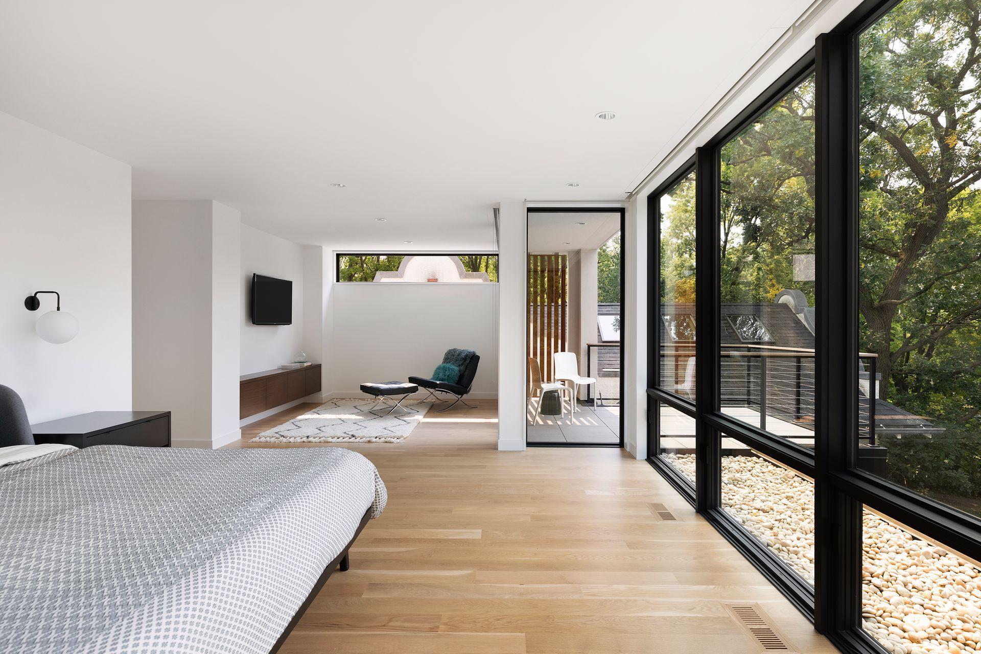 Wake up to water views from your private balcony.