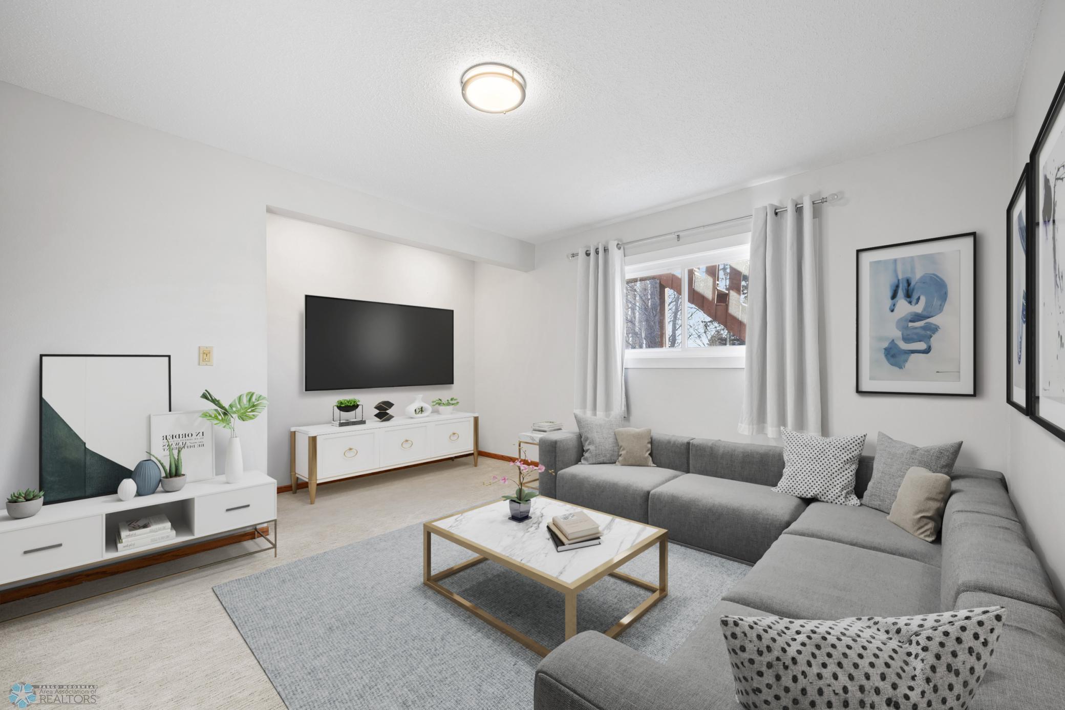 Virtual staging- LL Family Room