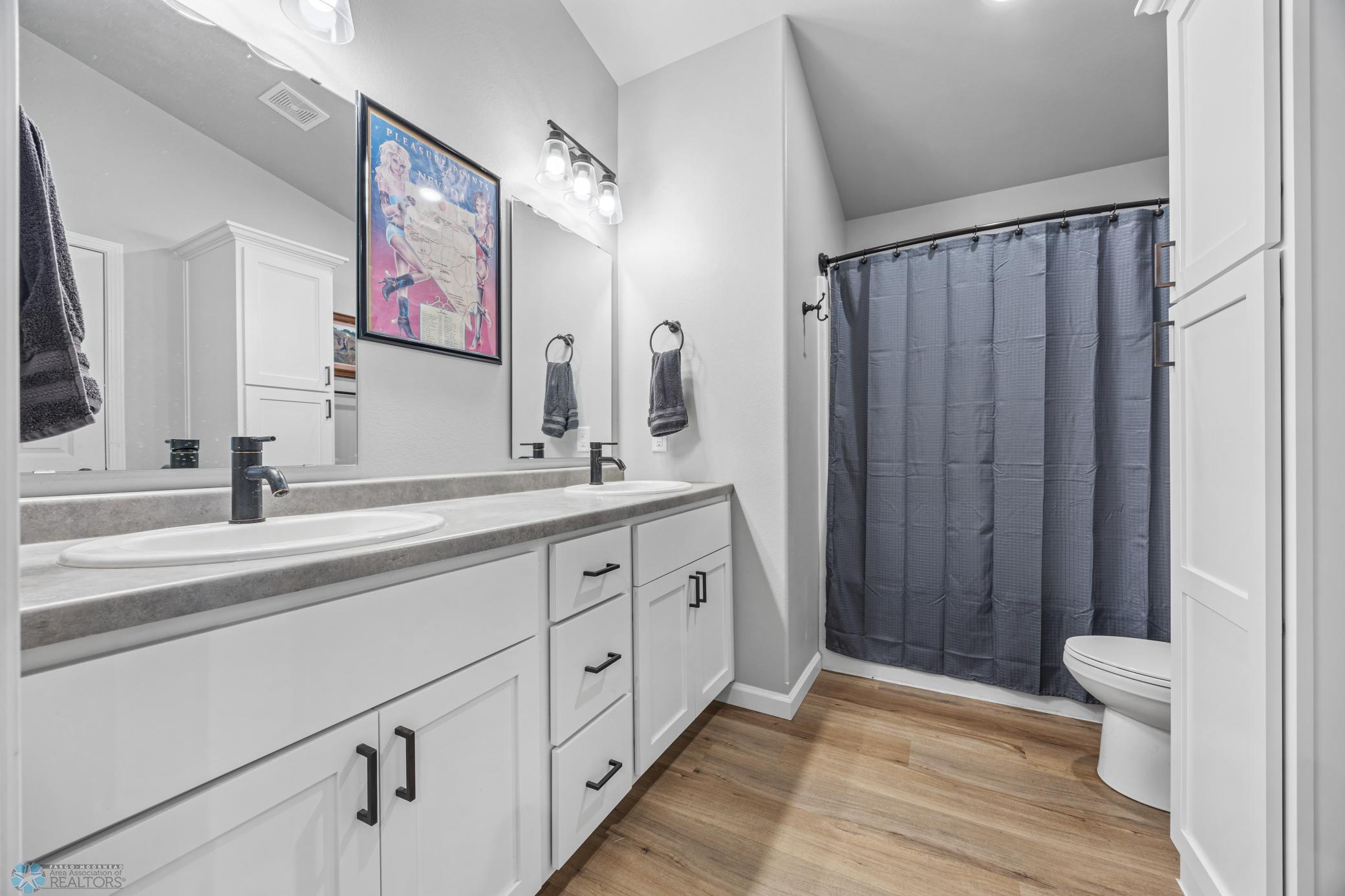 Full Bathroom with Double sinks