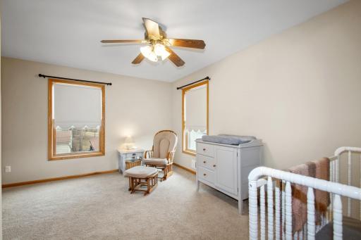 All the bedrooms are spacious and offer large closets.