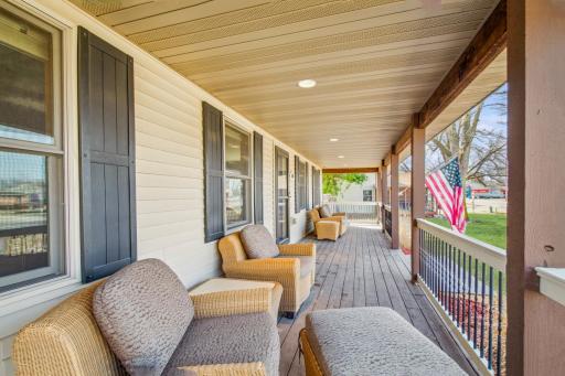 A sprawling front covered porch greets you! The perfect spot for those MN summer evenings!