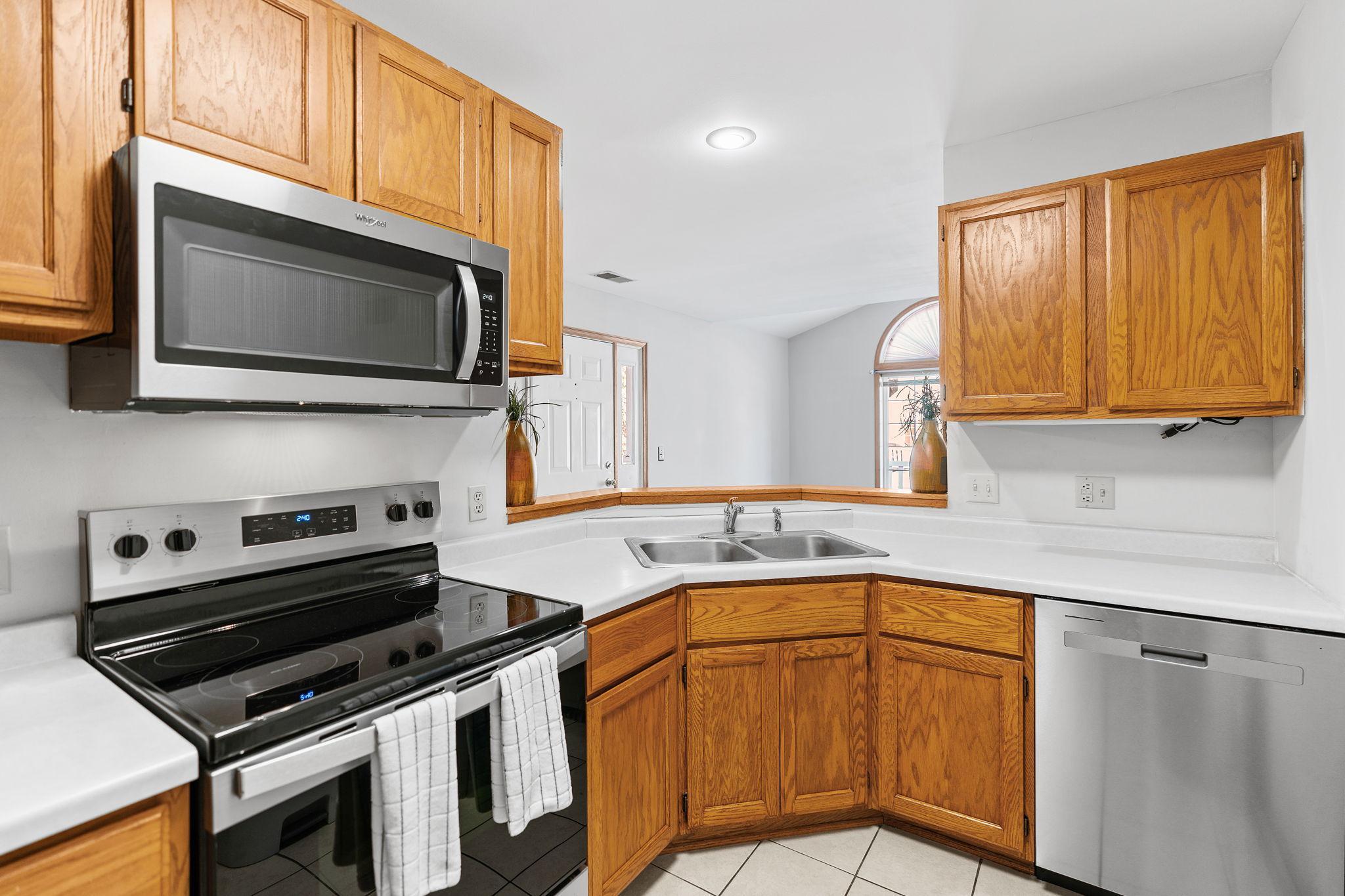 All new Stainless appliances.