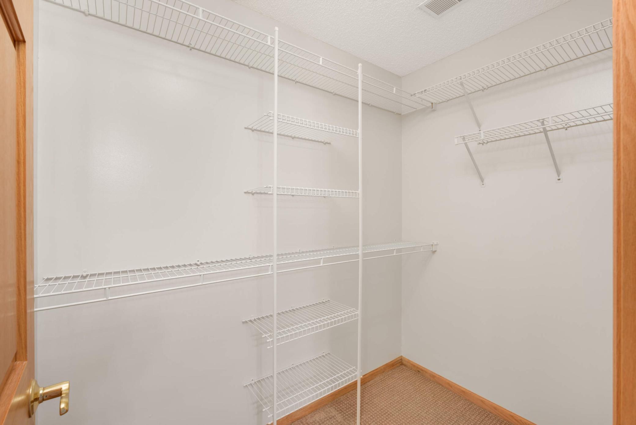 Large Bedroom Closet in 2nd Floor Bedroom