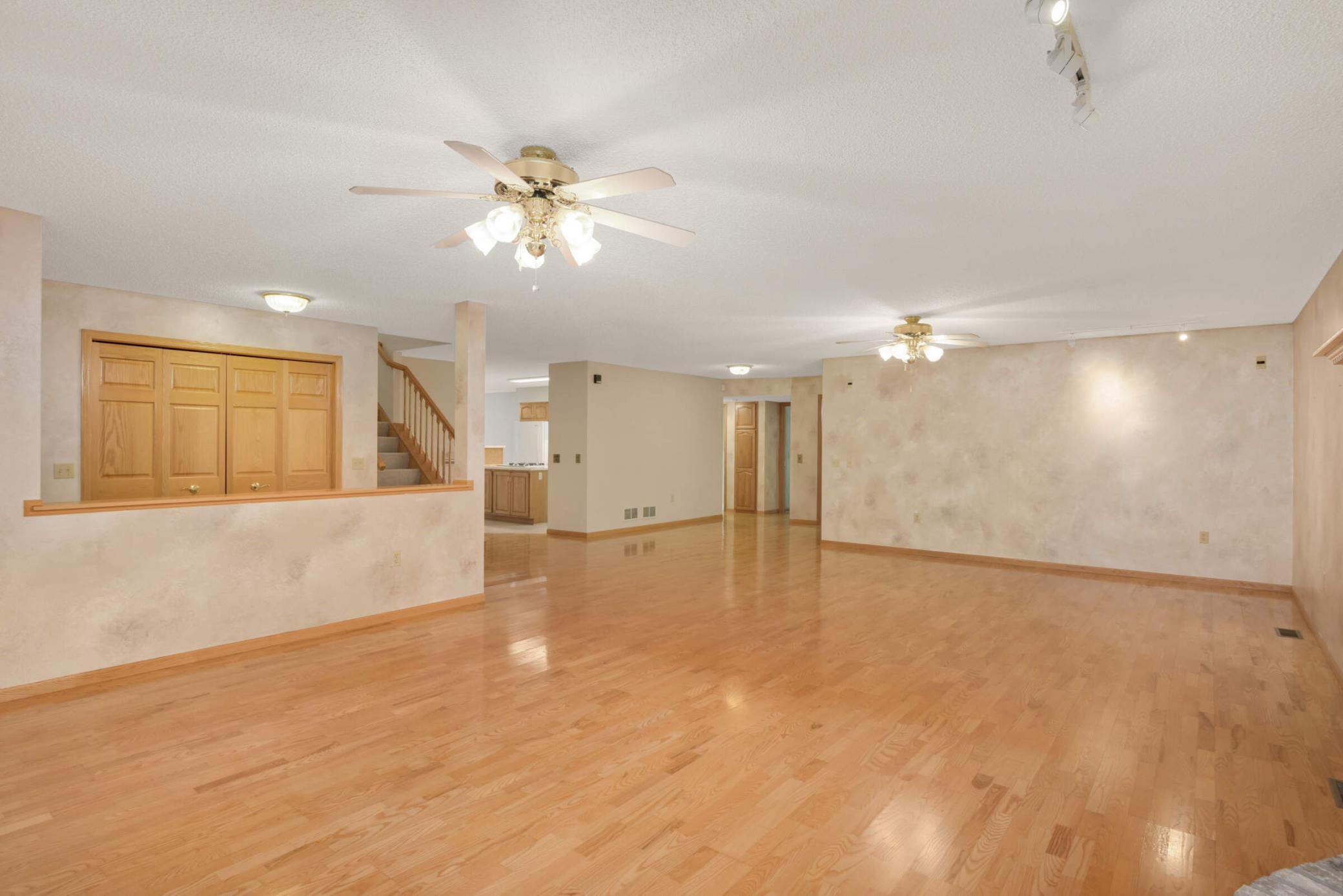 Another View of the Huge Living Room and Dining Room