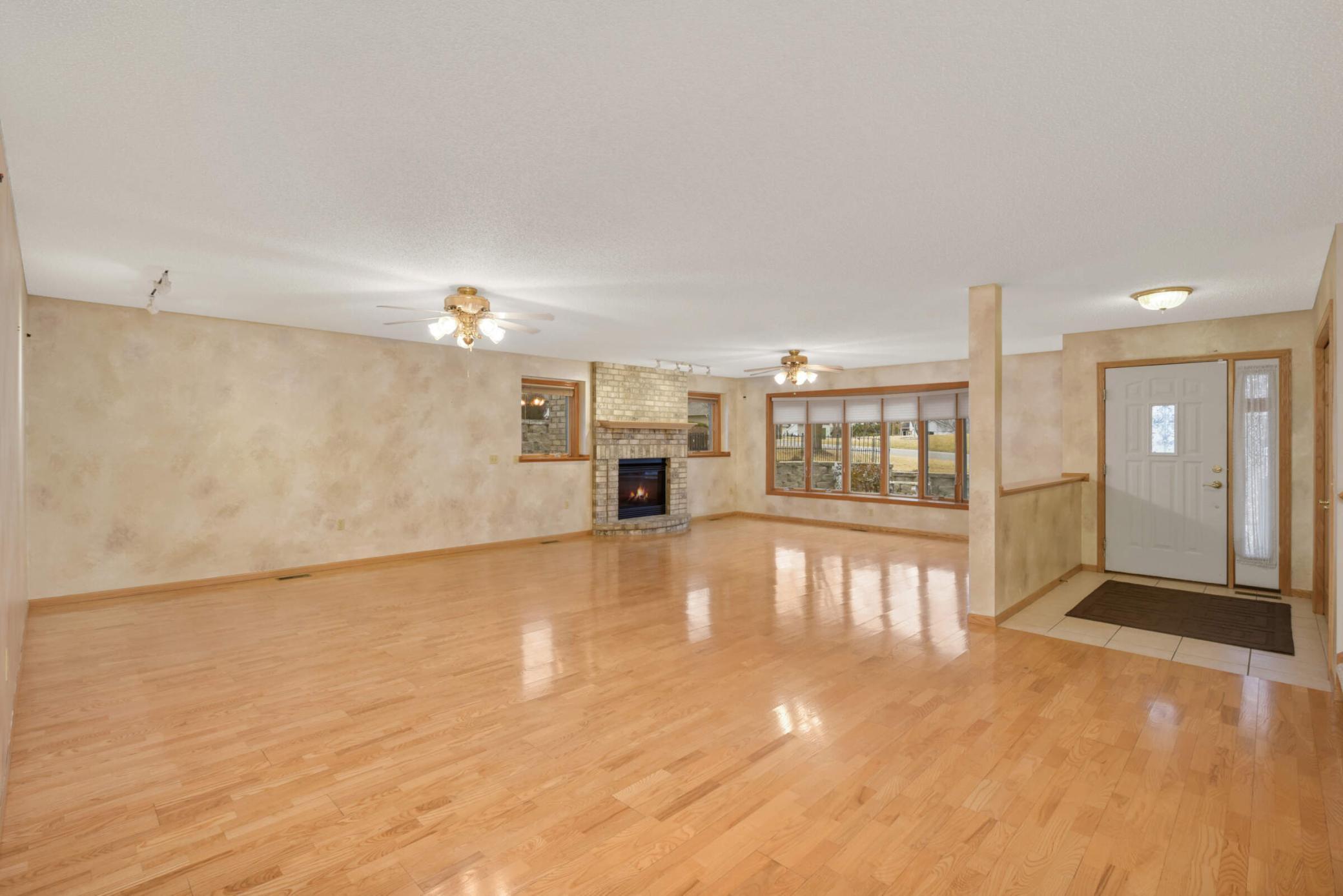 Huge Main Level Living Room and Dining Room