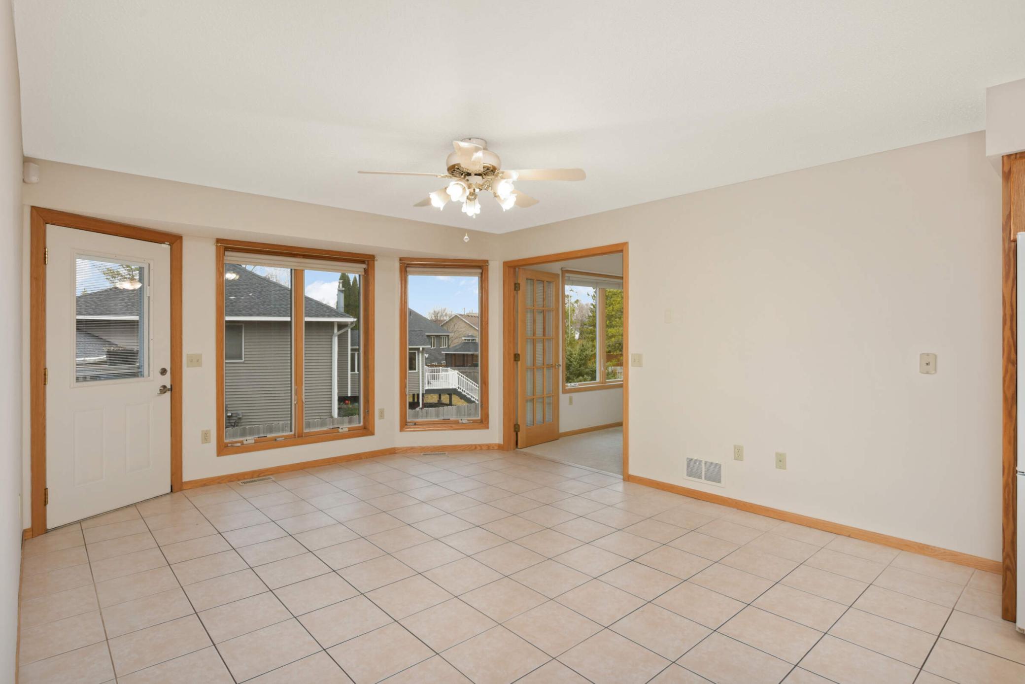 Huge Dining Area in Main Level Kitchen