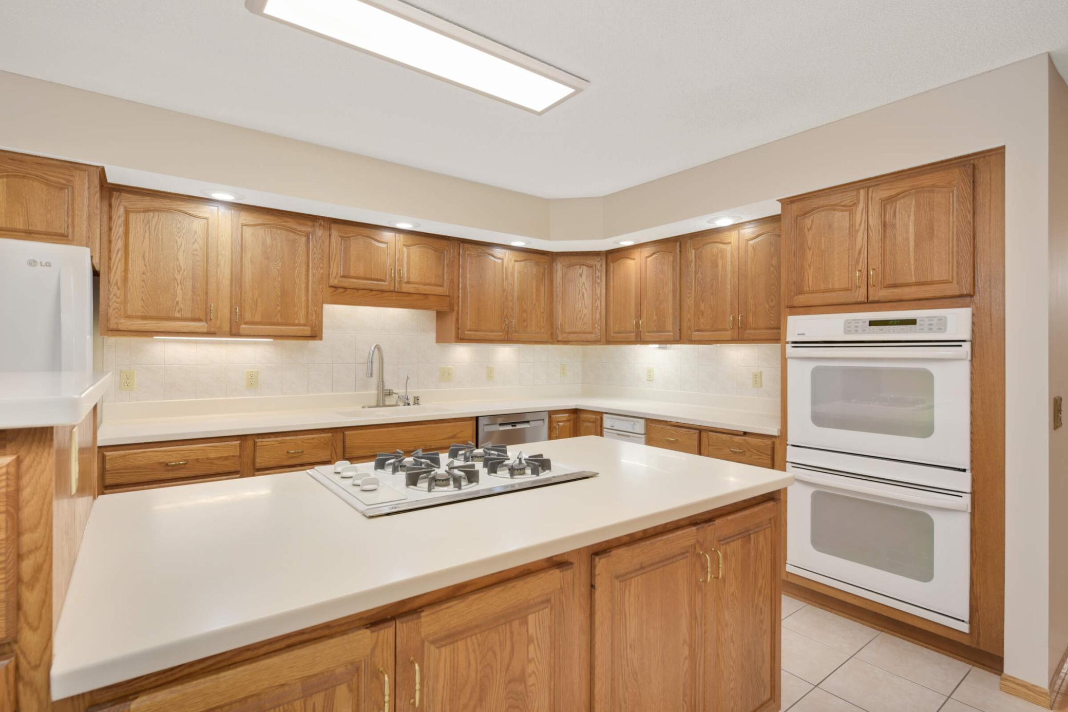 Center Island in Main Level Kitchen