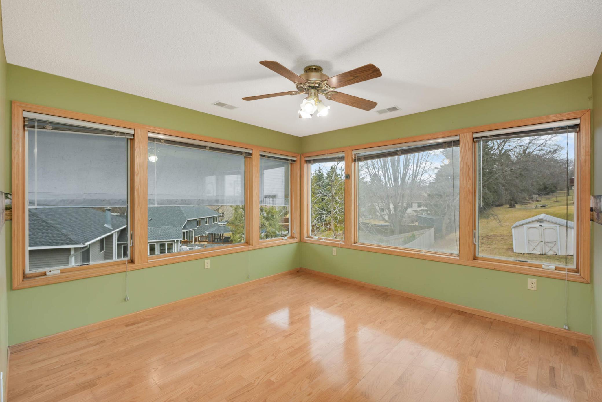 2nd Floor Sunroom w/ lots of Windows