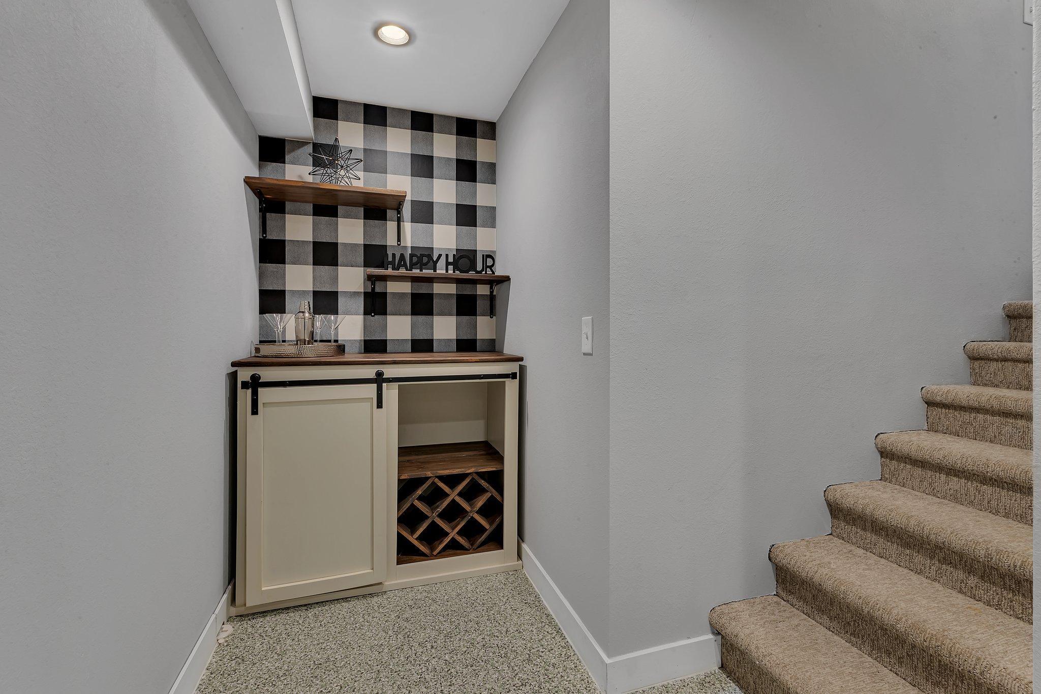 New Cabinet and Wine Rack