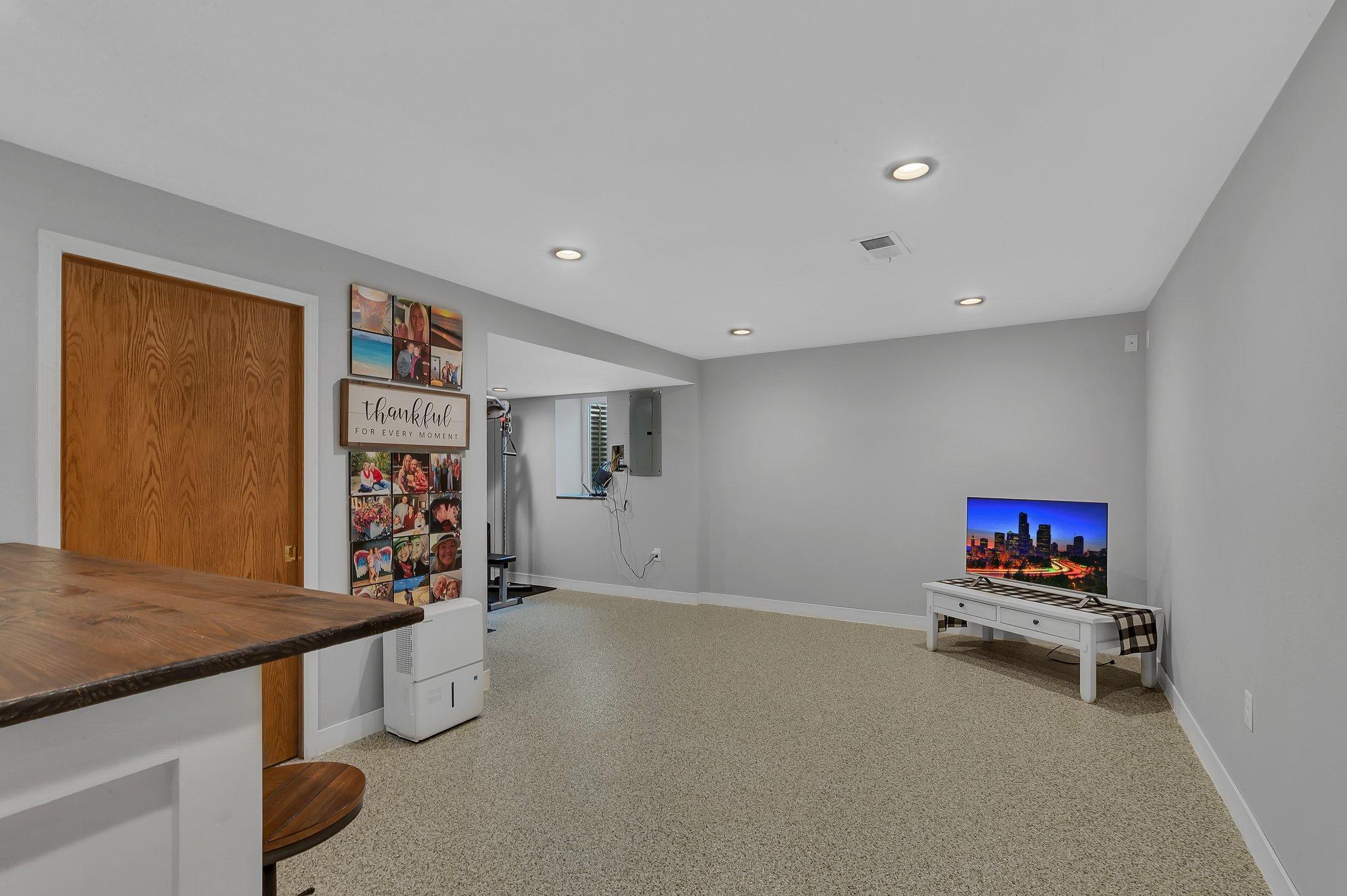 Spray Foam Insulation in Flex Room and Utility Room