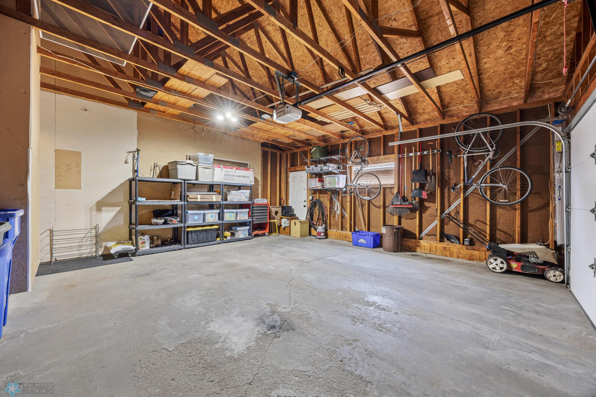 Garage - so clean and tidy!