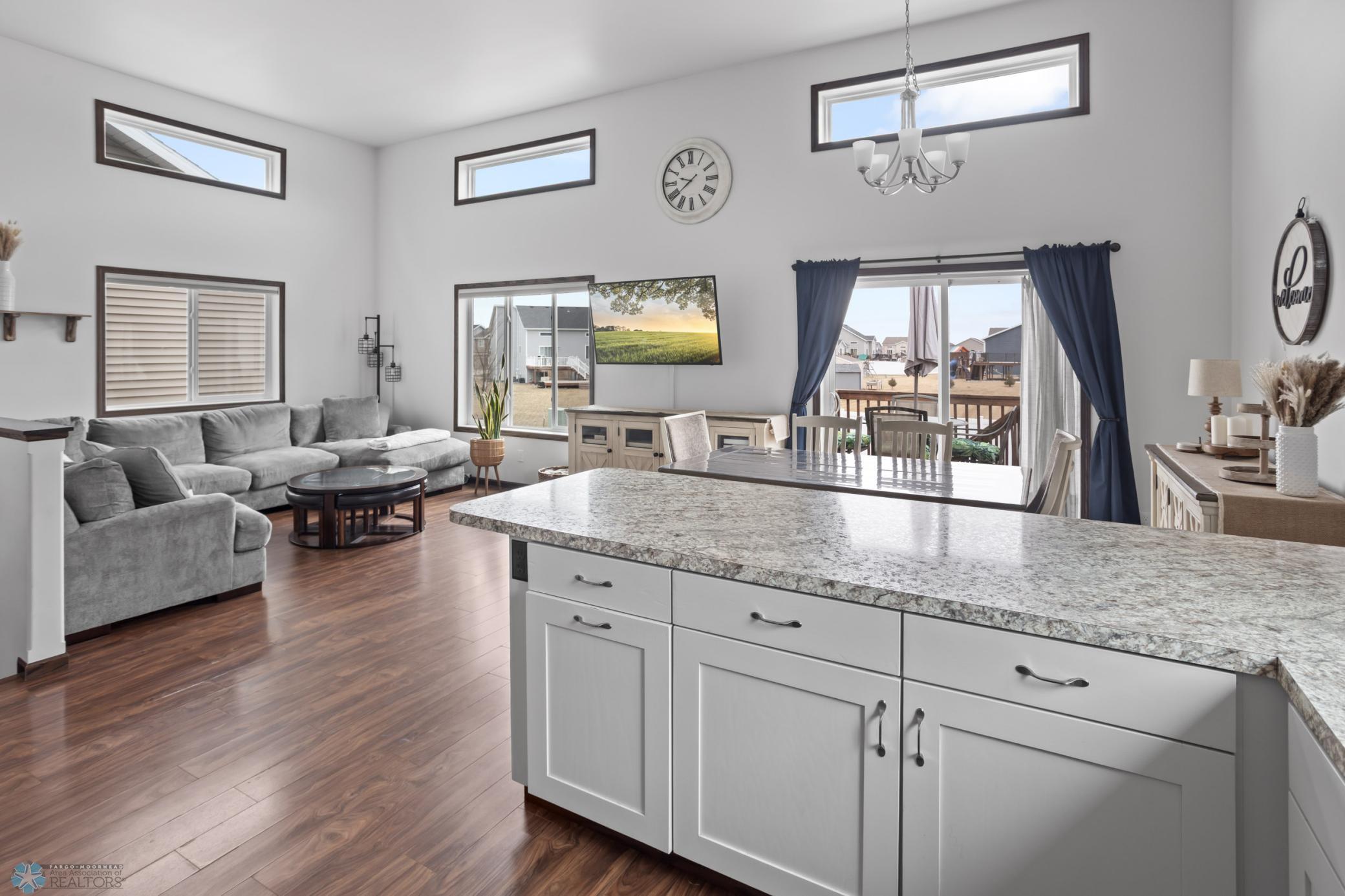 Kitchen/Dining/Living