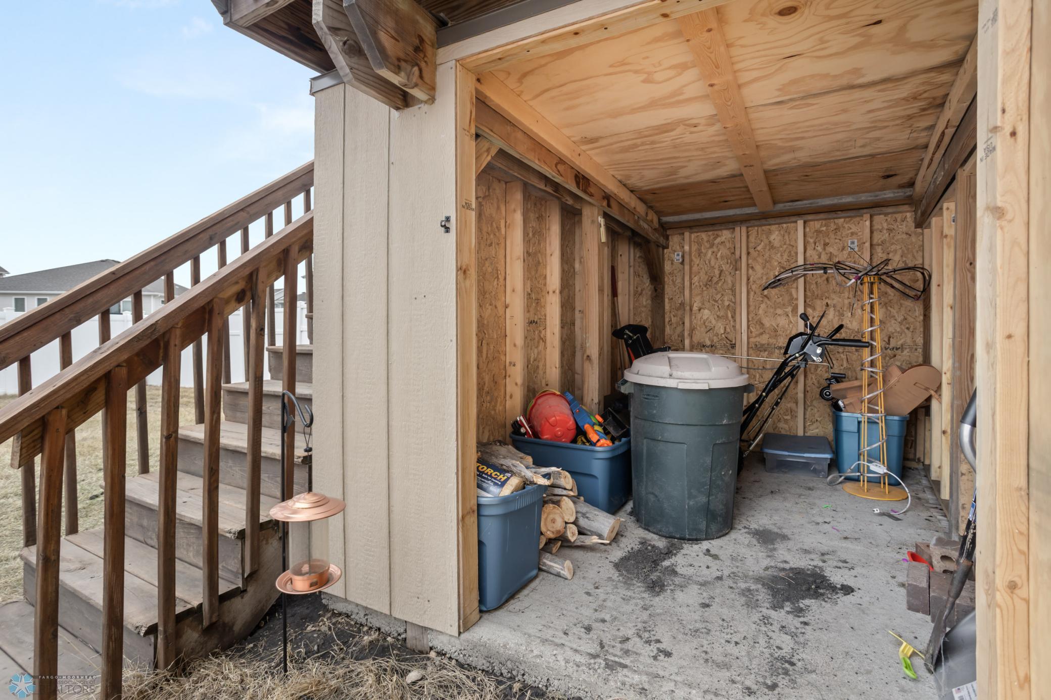 Under Deck Storage Shed!!!